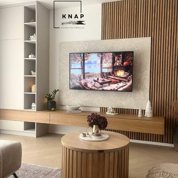 Realizace dekorativní stěrky efekt Vintage