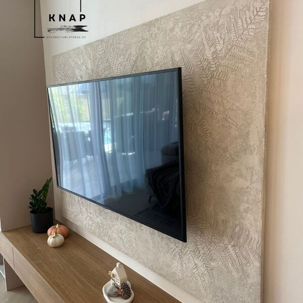 Realizace dekorativní stěrky efekt Vintage