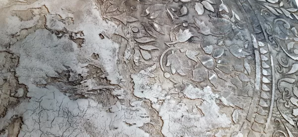 Dekoratvni stěrka efekt stencil