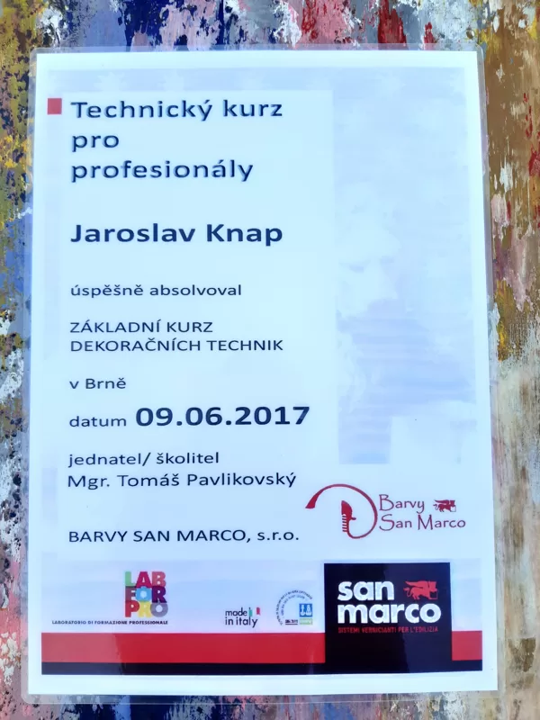 Certifikát San Marco, Technický kurz pro profesionály
