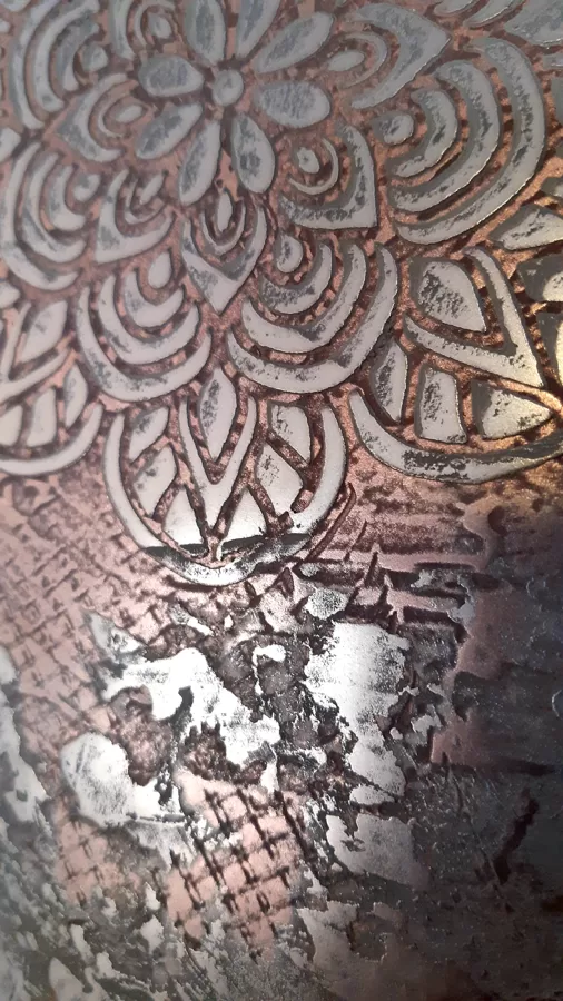 Metalická stěrka- tekutý kov měď, hliník