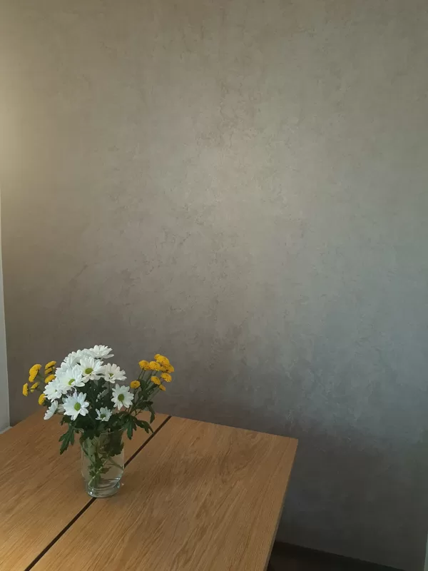 Realizace dekorativní stěrka v kuchyni