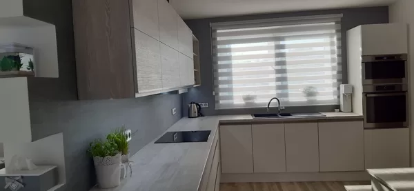 Realizace dekorativní stěrka v kuchyni