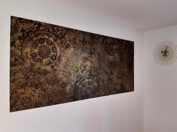 Realizace dekorativní stěrky efekt Vintage 
