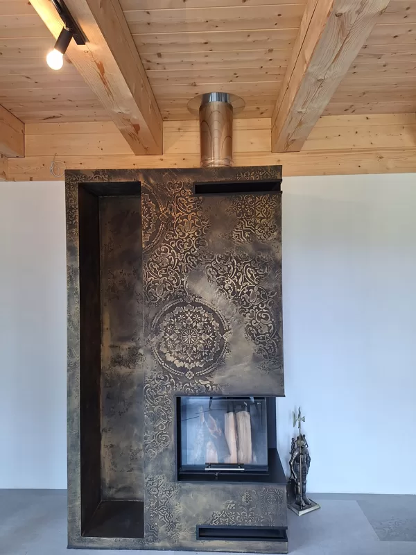 Realizace dekorativní stěrky efekt Vintage