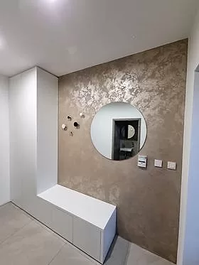 Realizace dekorativní stěrky