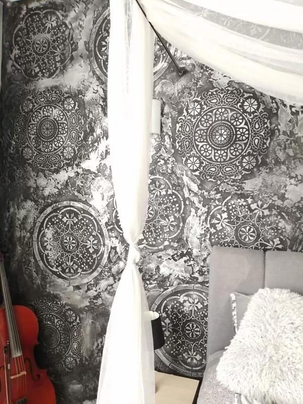 Realizace dekorativní stěrky efekt Vintage