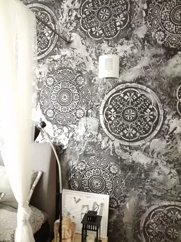 Realizace dekorativní stěrky efekt Vintage