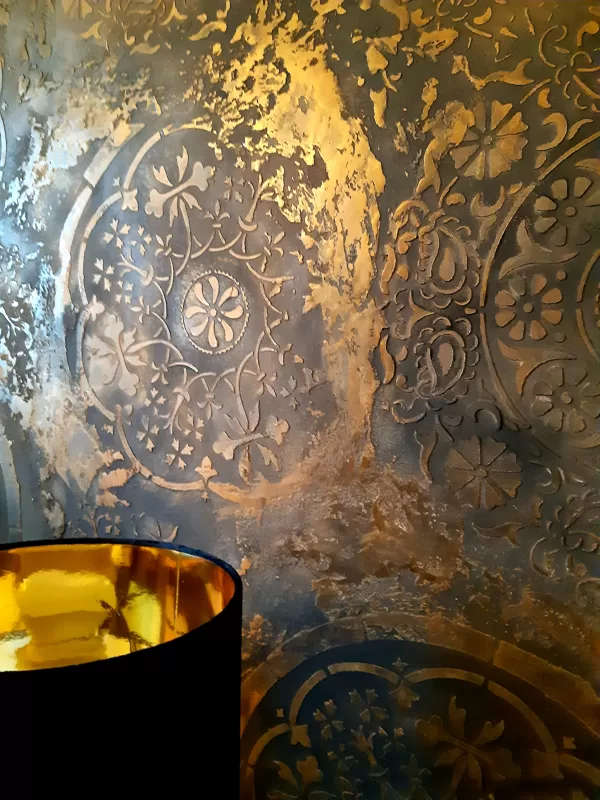 Realizace dekorativní stěrky efekt Vintage