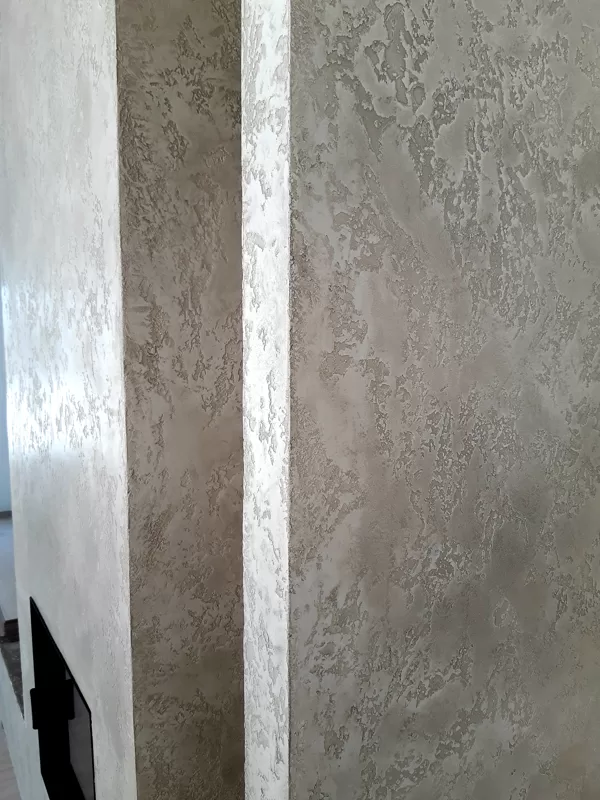 Realizace betonové dekorativní stěrky