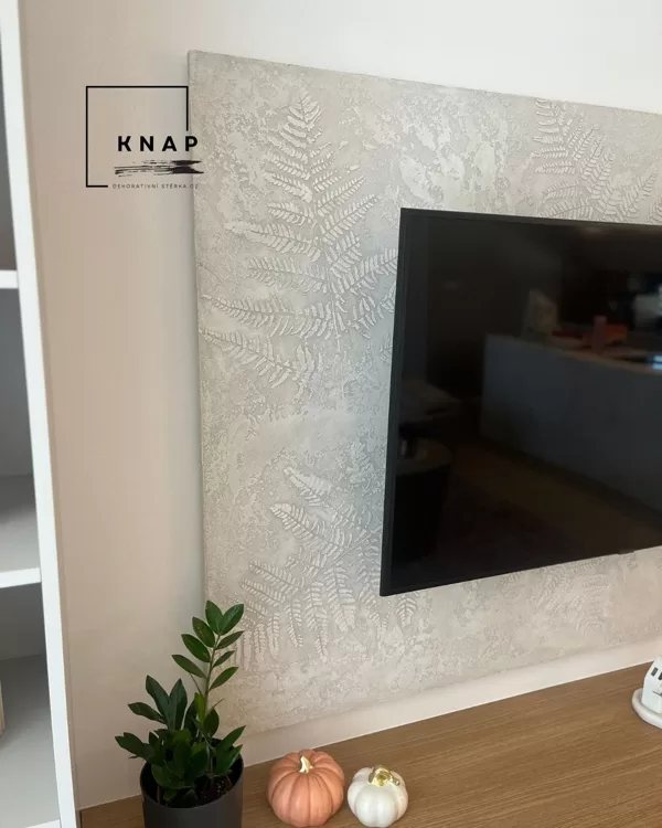 Realizace dekorativní stěrky efekt Vintage